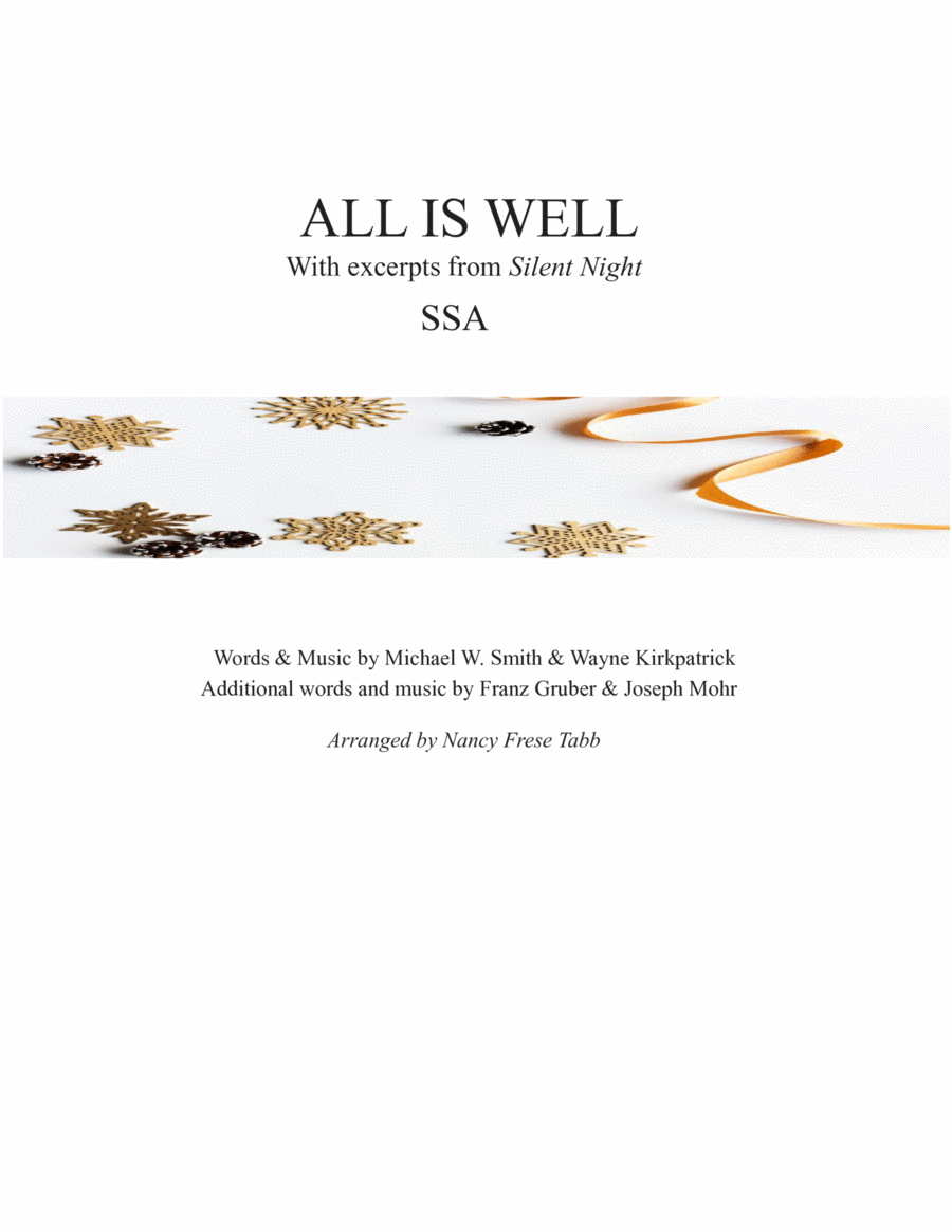 All Is Well SSA scores gallery preview page 1
