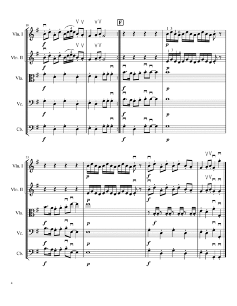 Peach Blossom Takes the Ferry 桃花過渡 Cello scores gallery preview page 4
