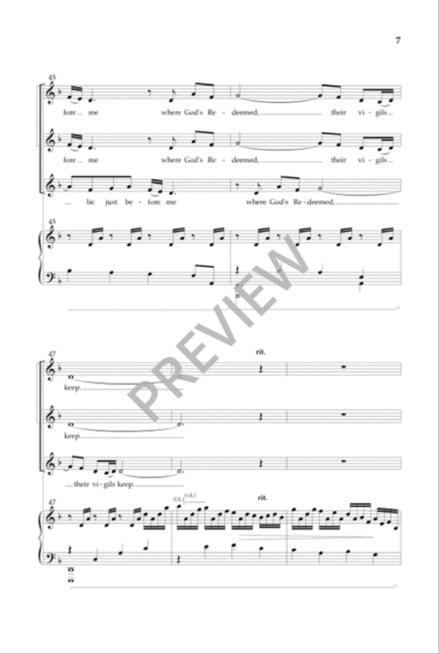 Poor Wayfaring Stranger SSA scores gallery preview page 6