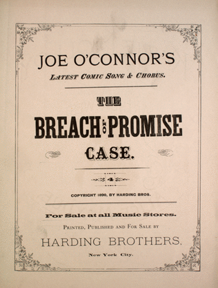 The Breach of Promise Case