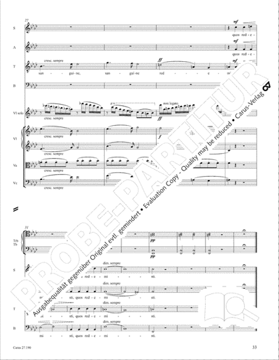 Te Deum 4-Part scores gallery preview page 40
