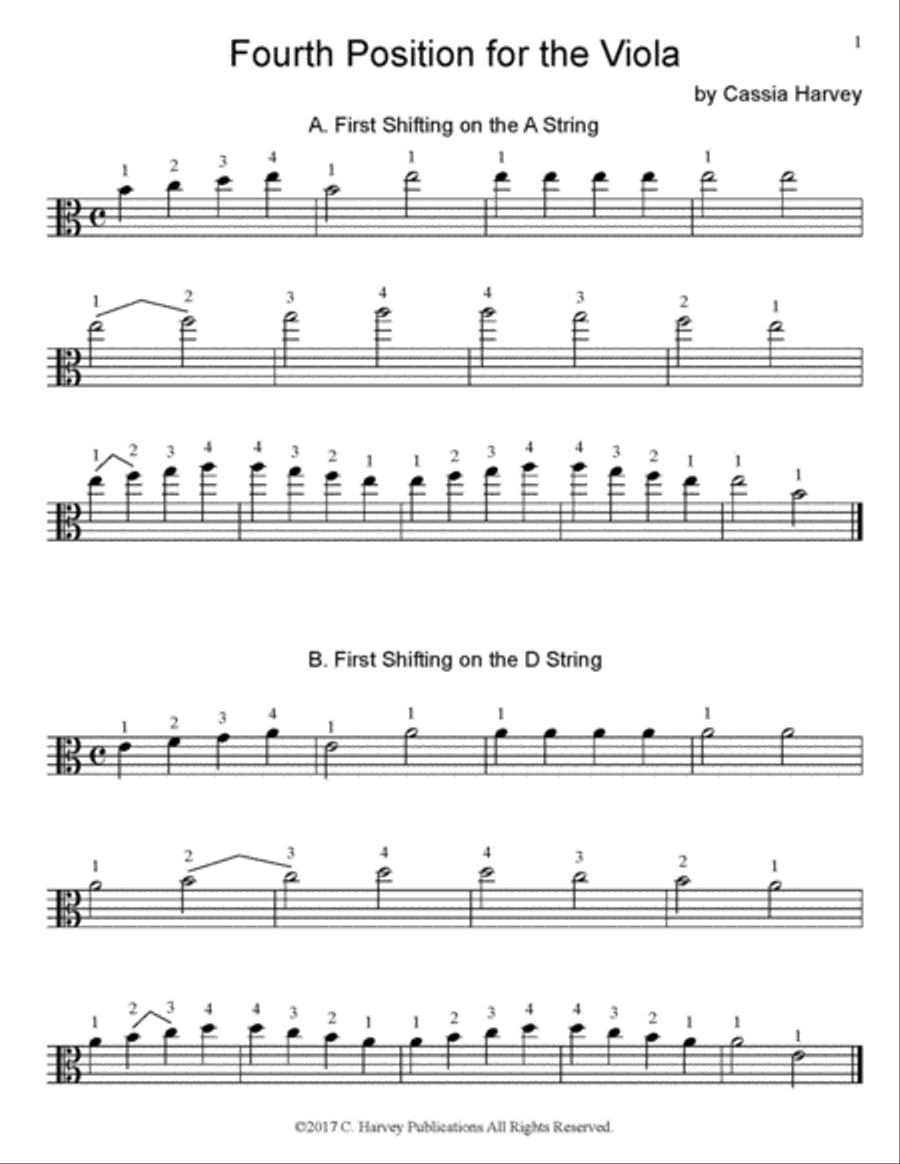 Fourth Position for the Viola Viola scores gallery preview page 2