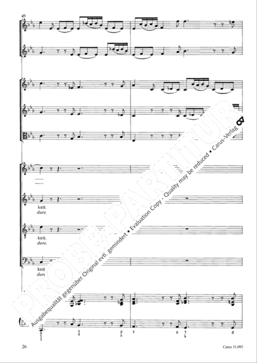 All those who seek God's sov'reign guidance (Wer nur den lieben Gott lasst walten) 4-Part scores gallery preview page 27