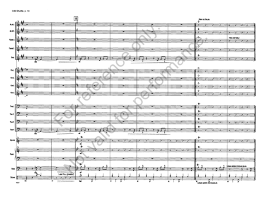 I-80 Shuffle I-80 Shuffle Jazz Ensemble scores gallery preview page 10