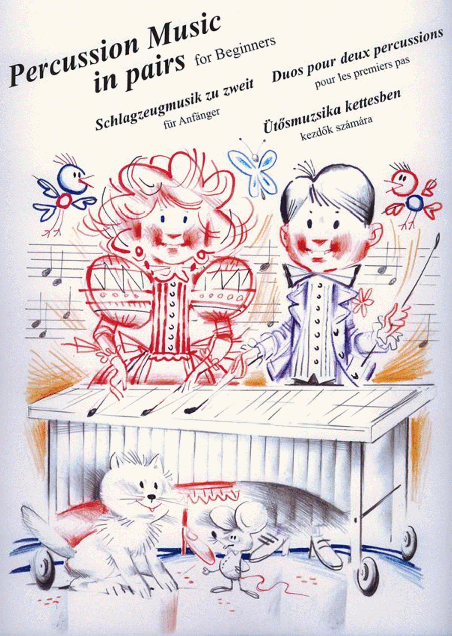 Schlagzeugmusik zu zweit für Anfänger (für Vibraph Percussion scores gallery preview page 1