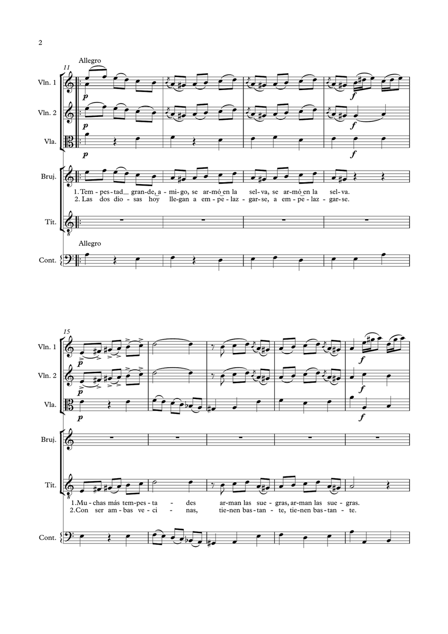 Tempestad Grande Amigo - Vendado es amor, no es ciego Small Ensemble scores gallery preview page 2