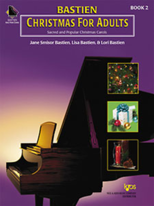 Book cover for Bastien Piano For Adults - Christmas, Book 2 (Book & CD)