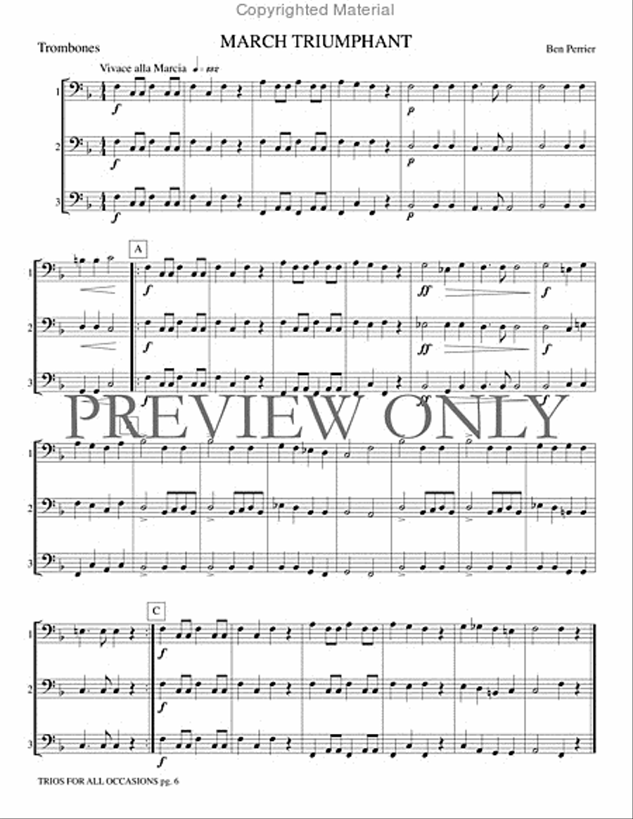 Trios for All Occasions Small Ensemble scores gallery preview page 7