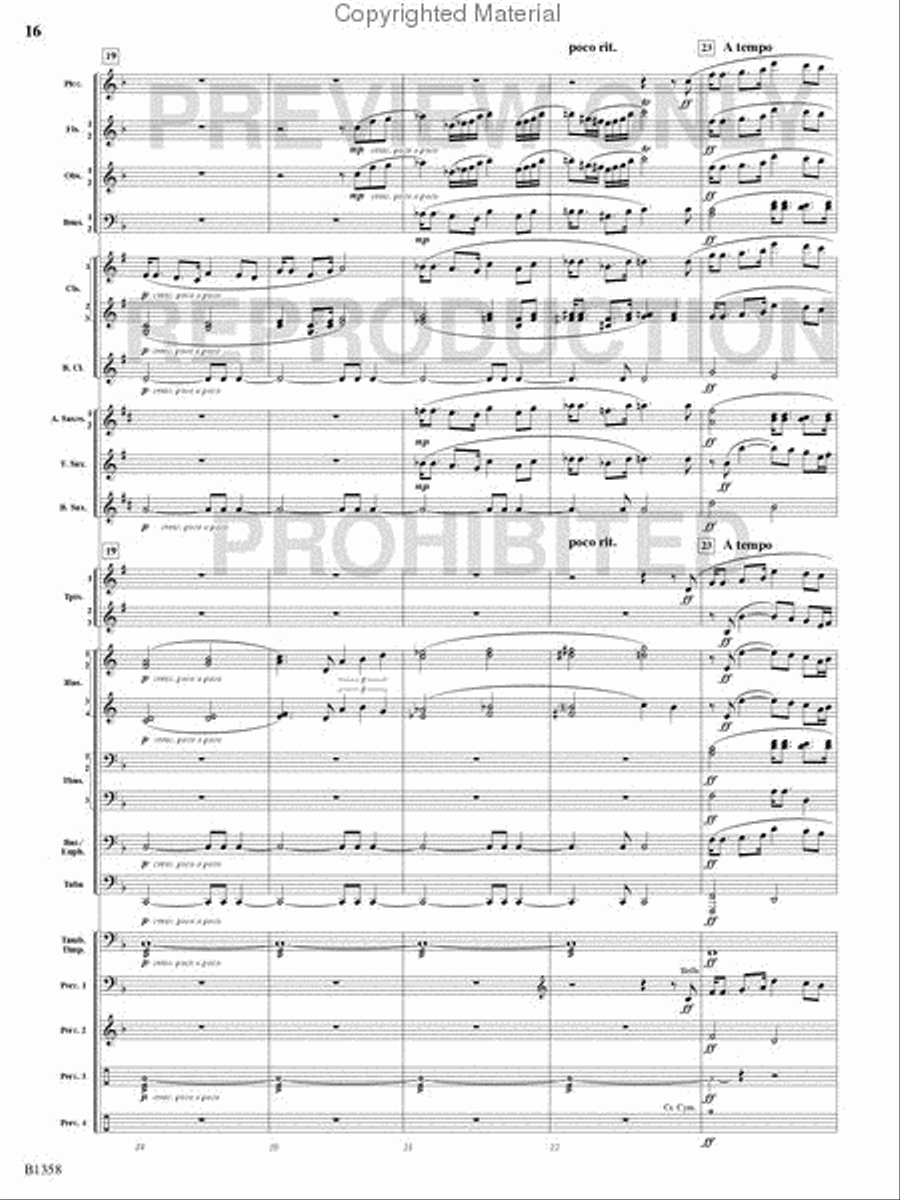 Three Celtic Dances Concert Band scores gallery preview page 15