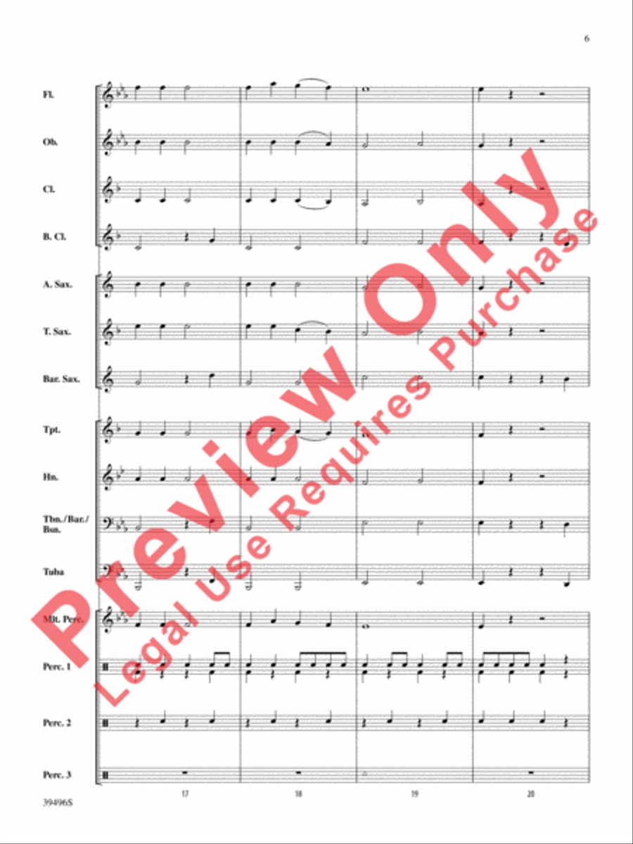 Hear Them Jingle Bells! Concert Band scores gallery preview page 7