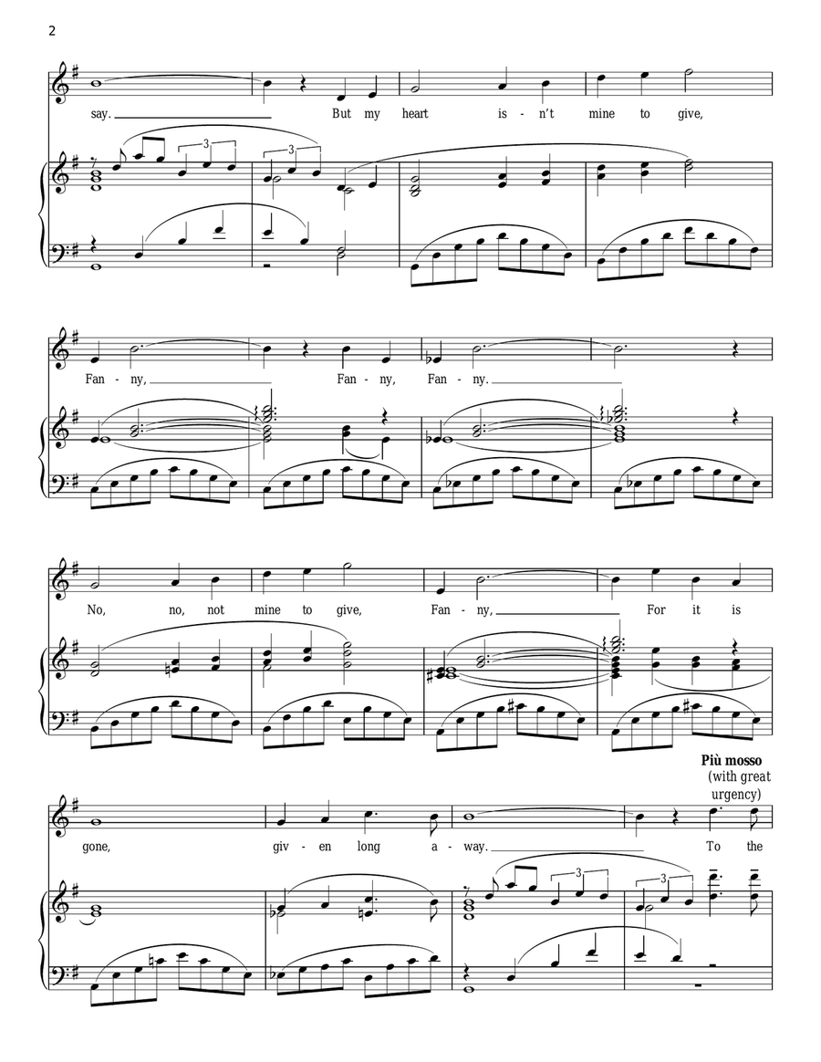 Fanny Piano, Vocal scores gallery preview page 2