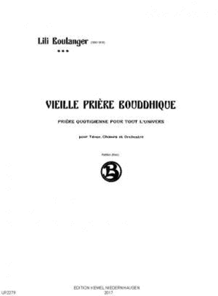 Book cover for Vieille priere bouddhique