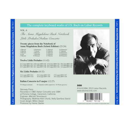Volume 6: Martins' Bach - Complete