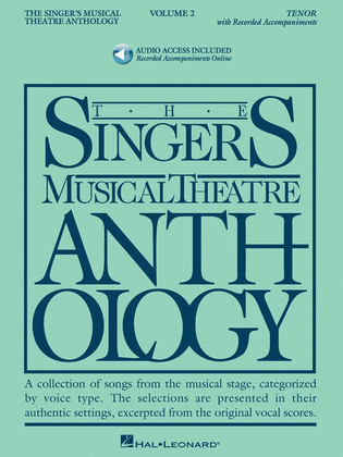 Book cover for Singers Musical Theatre Anth V2 Ten Book/Online Audio