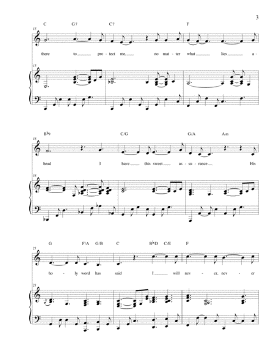 That's Just What He Said Piano, Vocal, Guitar scores gallery preview page 3