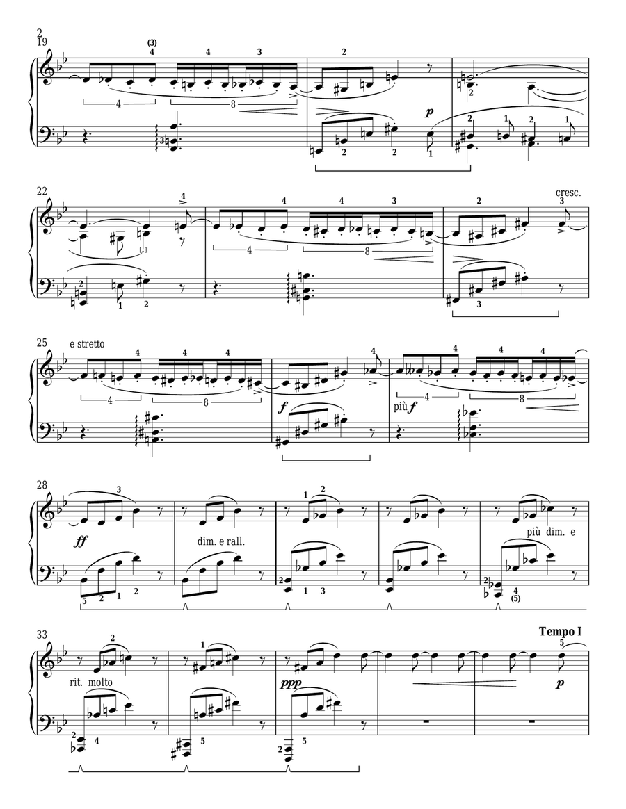 Shepherd Boy (Gjaertergut), Op. 54, No. 1 Piano Solo scores gallery preview page 2