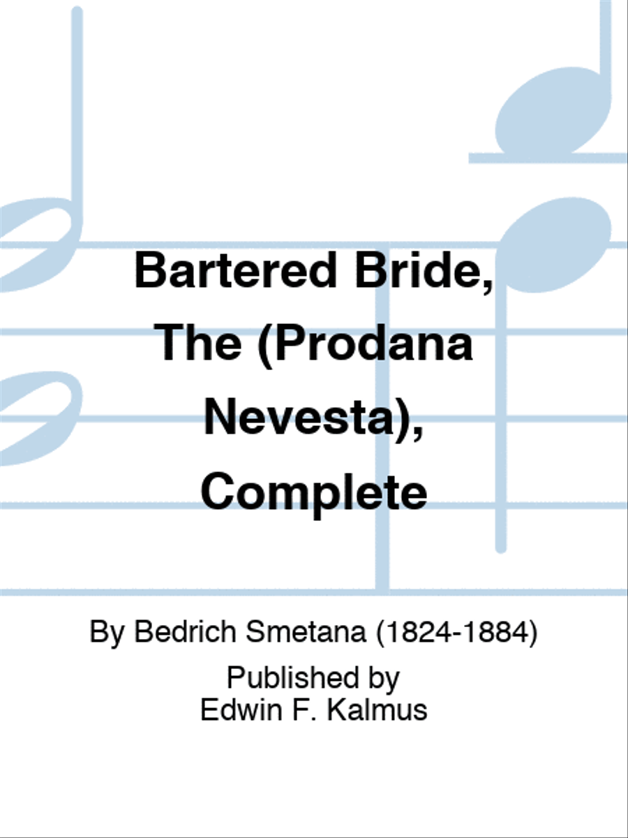 Bartered Bride, The (Prodana Nevesta), Complete Set of Parts scores gallery preview page 1