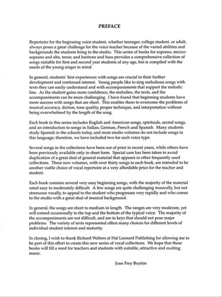 The First Book of Tenor Solos Tenor Voice scores gallery preview page 3