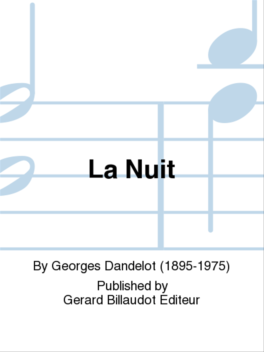 La Nuit Piano Solo scores gallery preview page 1