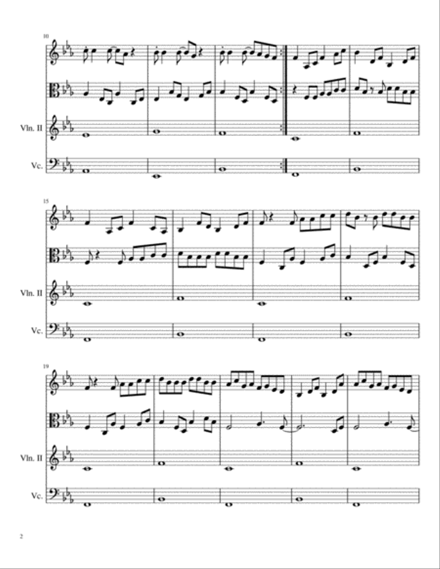 Mad World String Trio scores gallery preview page 2