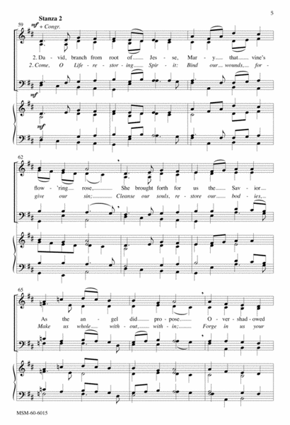 Sound the Bell of Holy Freedom: Come to Us, O Holy Spirit (Downloadable Concertato Choral Score)