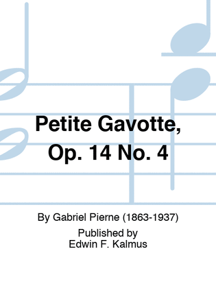 Petite Gavotte, Op. 14 No. 4