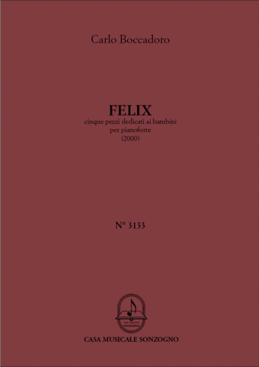 Felix Piano Solo scores gallery preview page 1