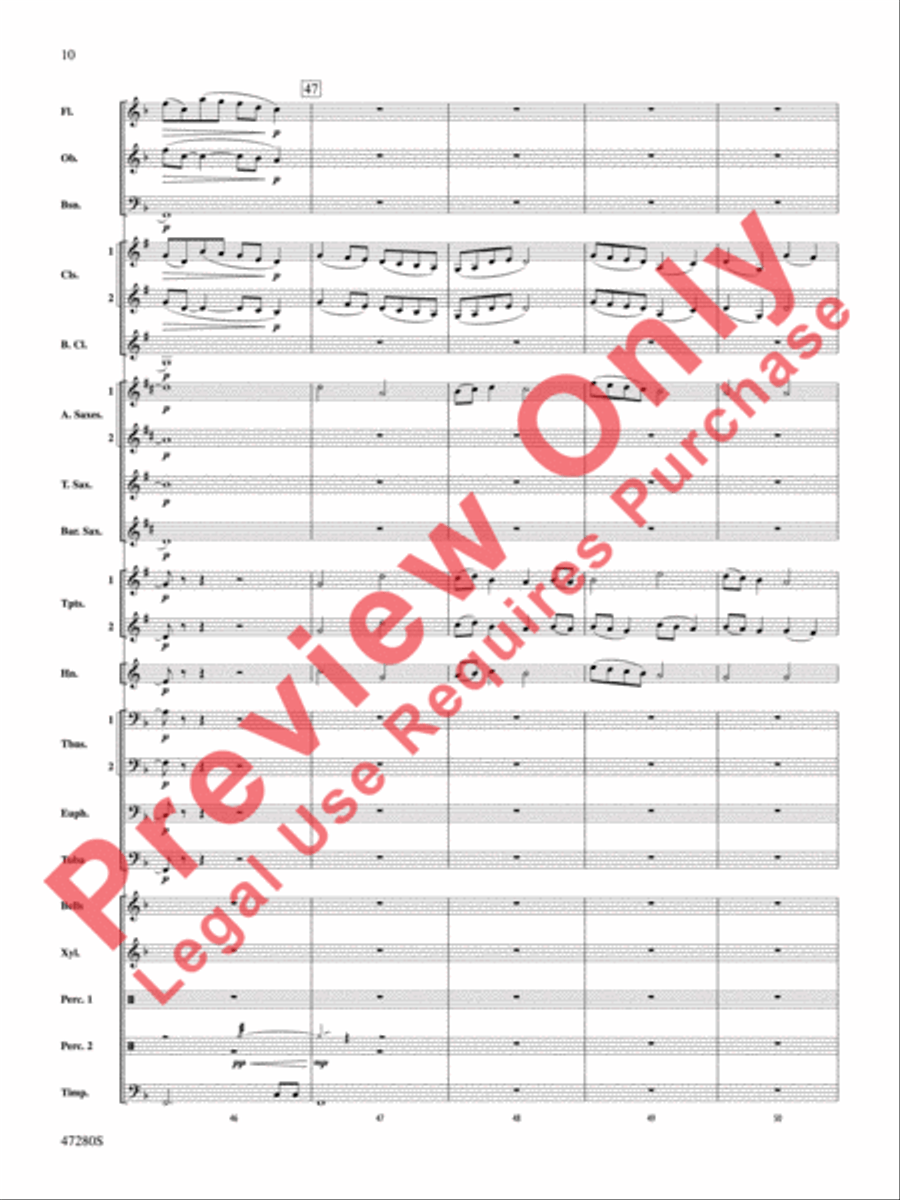Typhoon Concert Band scores gallery preview page 11