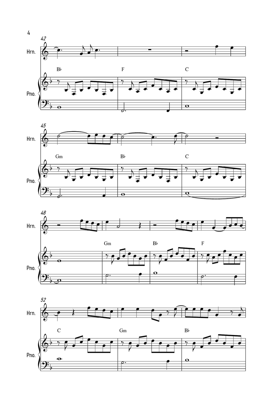 Cover Me In Sunshine Piano scores gallery preview page 4
