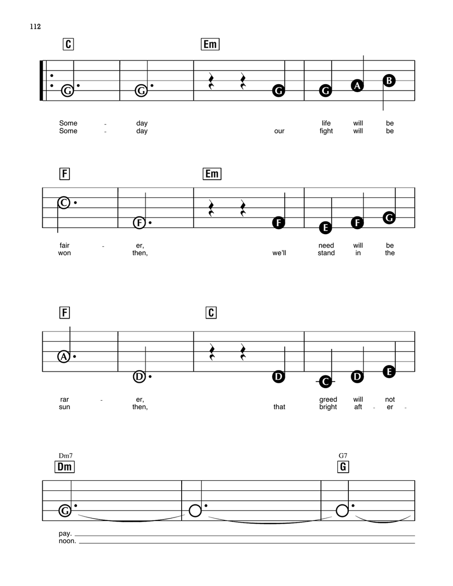Someday (from The Hunchback Of Notre Dame) Electronic Keyboard scores gallery preview page 3