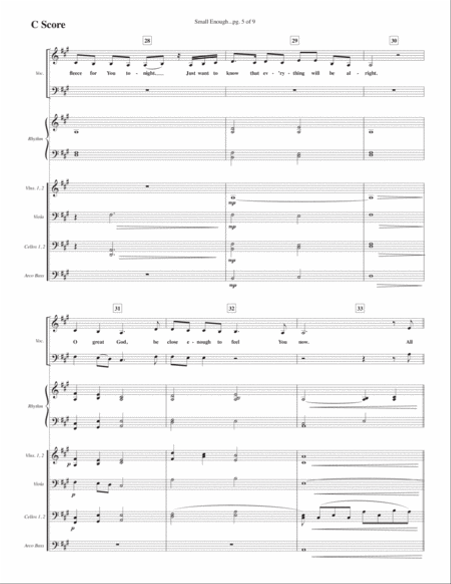 Small Enough Small Ensemble scores gallery preview page 5