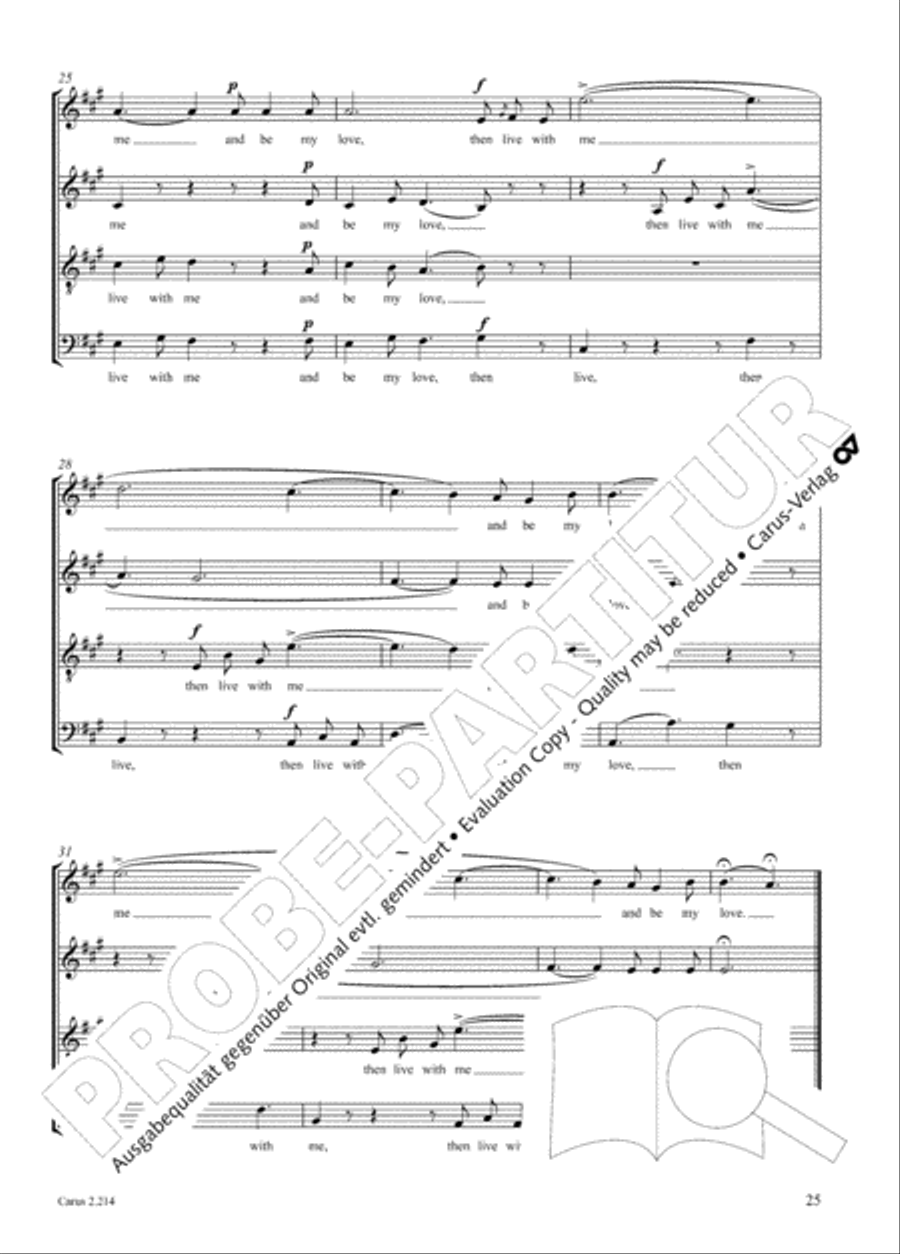 Choral Collection Folk Songs Choir scores gallery preview page 15