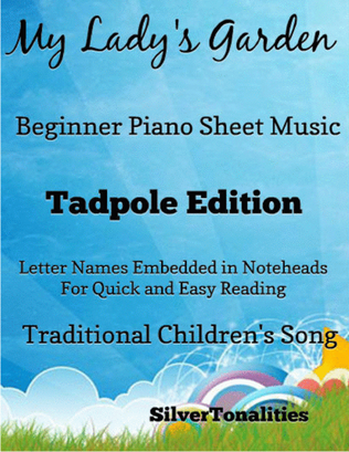 Book cover for My Lady's Garden Beginner Piano Sheet Music 2nd Edition
