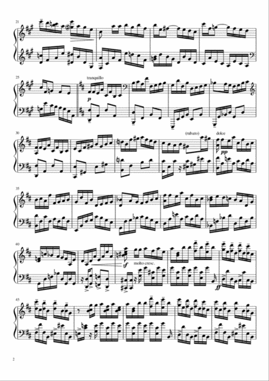 Legend №6 Piano Solo scores gallery preview page 2