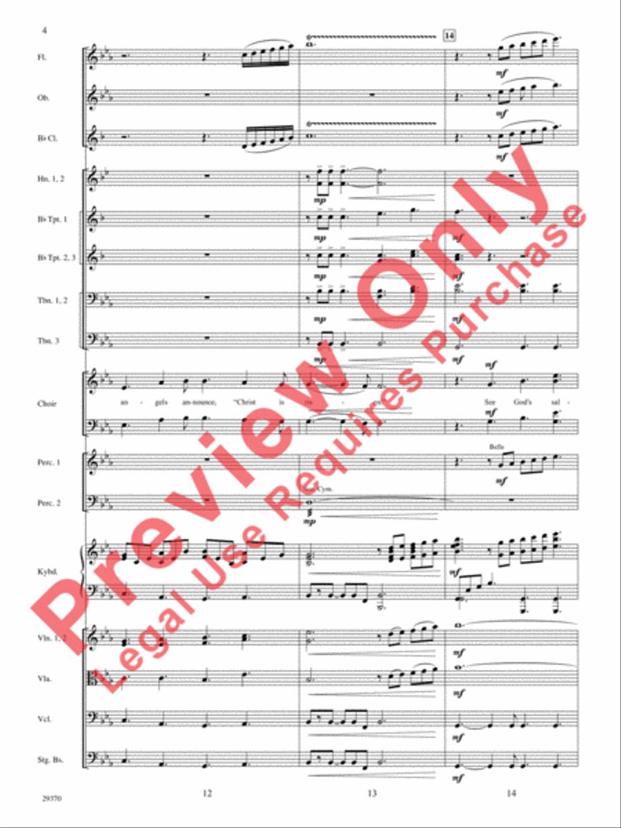 See, What a Morning Choir scores gallery preview page 5
