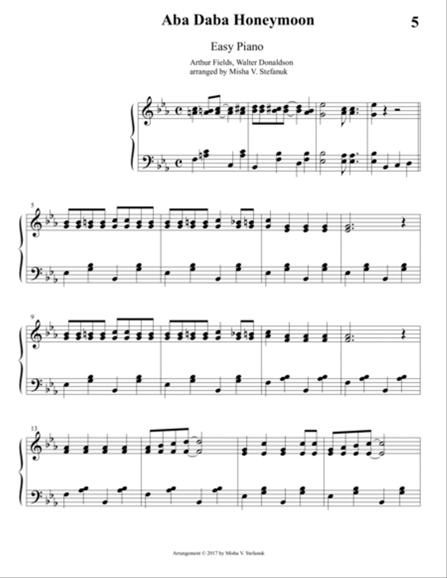 Roaring Twenties Easy Piano Classics Easy Piano scores gallery preview page 5