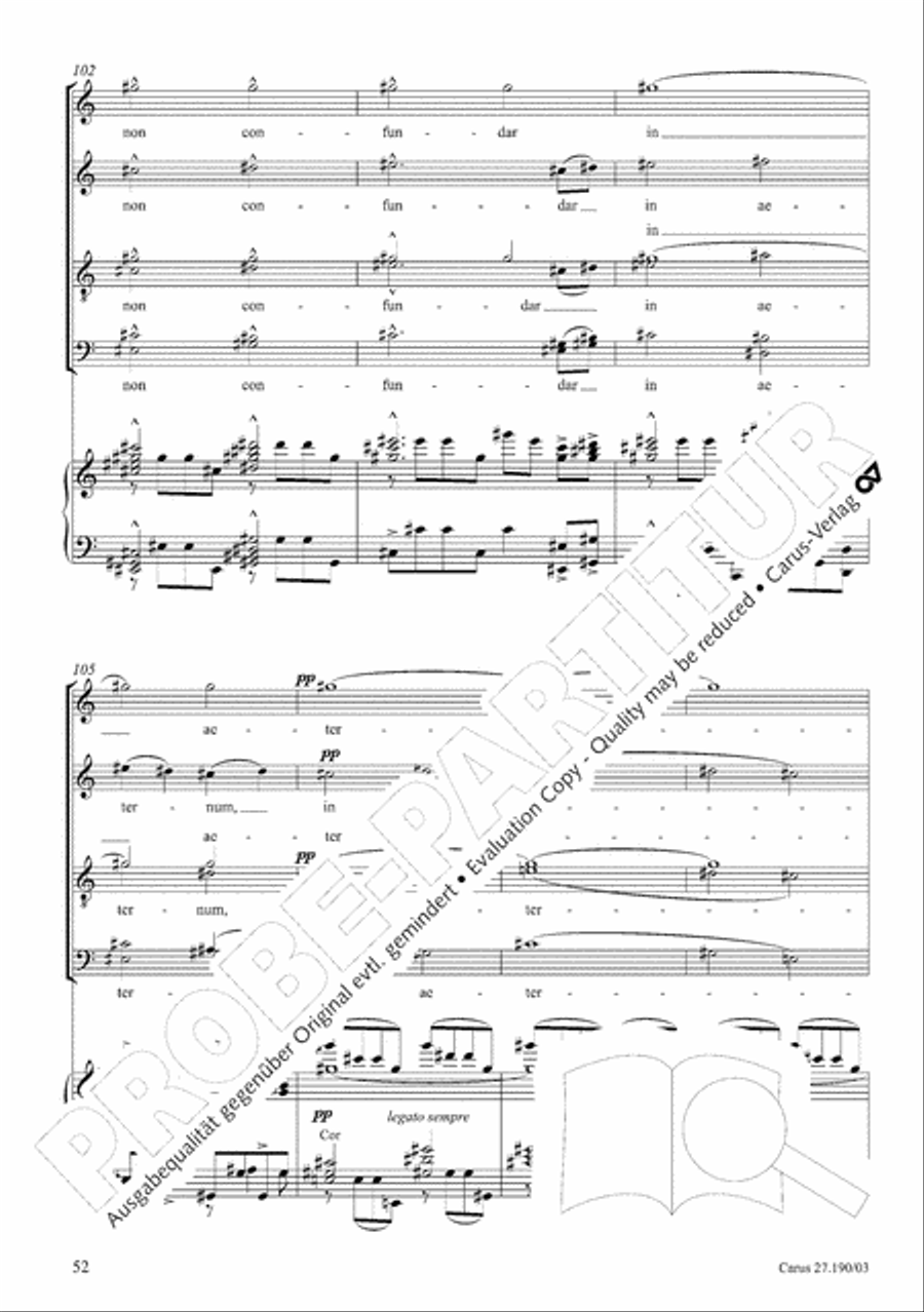 Te Deum Te Deum 4-Part scores gallery preview page 53