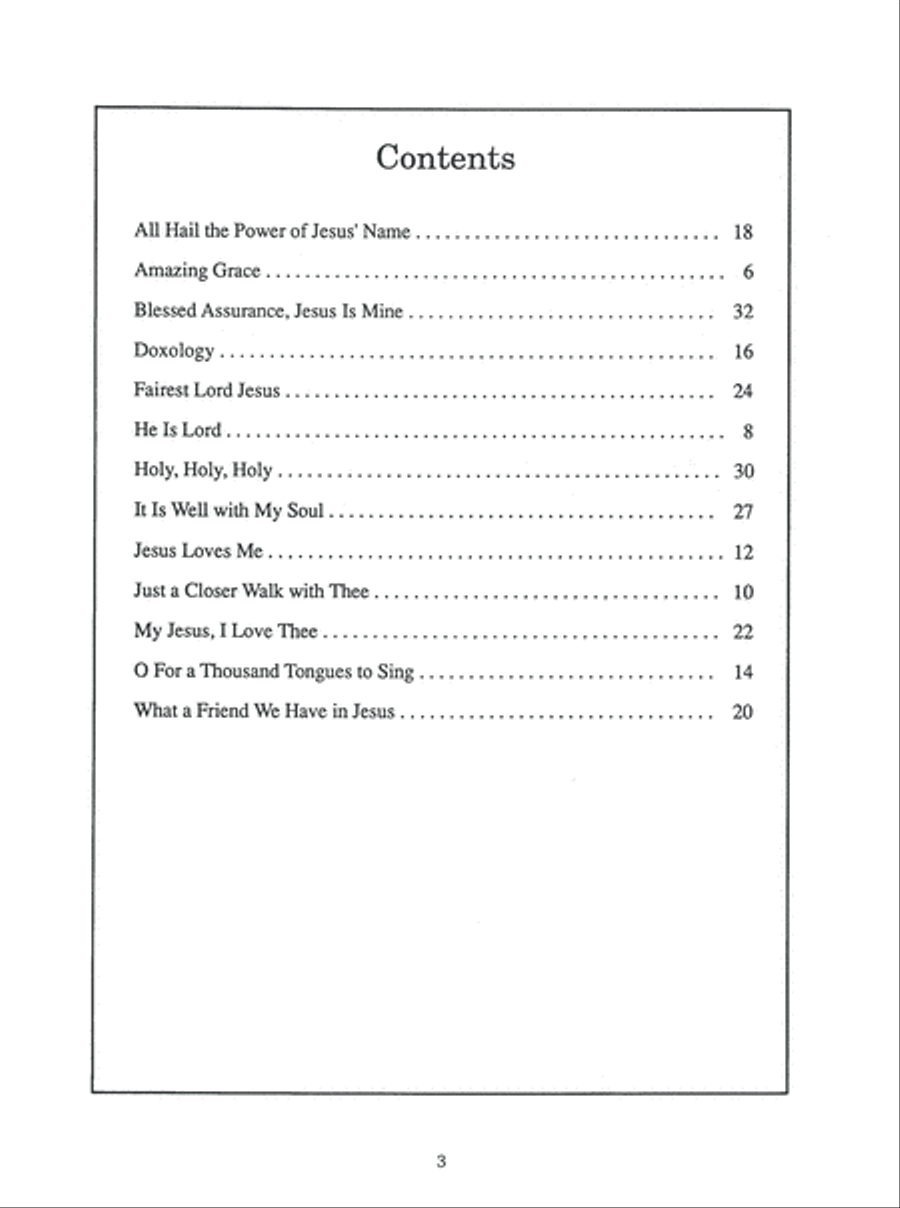 Easy Piano Solos for Worship Easy Piano scores gallery preview page 4