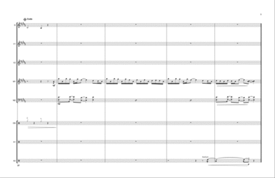 A Thousand Miles Percussion Ensemble scores gallery preview page 6