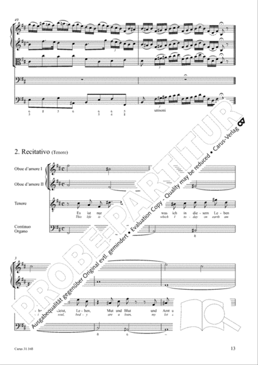 Day of reck'ning! Judgment day (Tue Rechnung! Donnerwort) 4-Part scores gallery preview page 14
