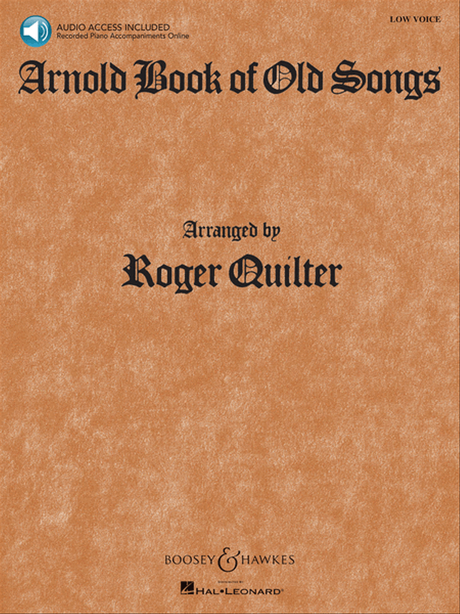 Arnold Book of Old Songs Arnold Book of Old Songs Voice scores gallery preview page 1