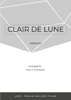 CLAIR DE LUNE - HORN & TROMBONE