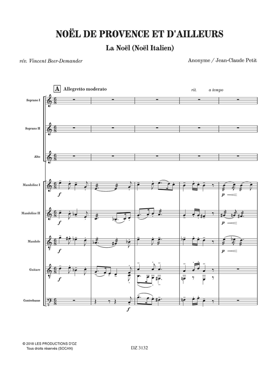 La Noël (Noël de Provence et d'ailleurs) Orchestra scores gallery preview page 2