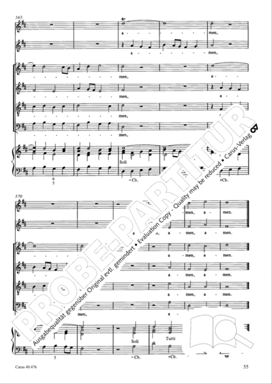 Psalm 121 (Laetatus sum) SA scores gallery preview page 56