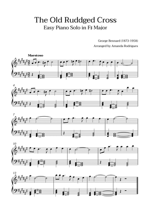 Book cover for The Old Rugged Croos in F# Major - Easy Piano Solo