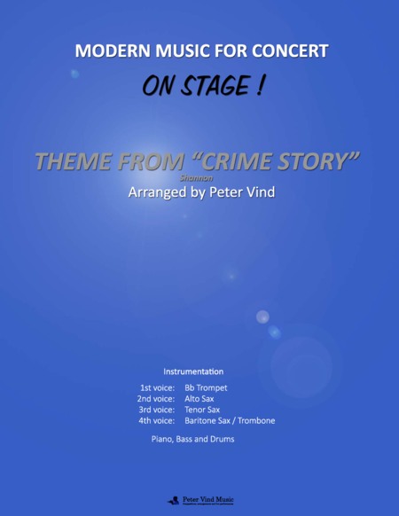 Crime Story - Stage Arrangements - By Peter Vind image number null
