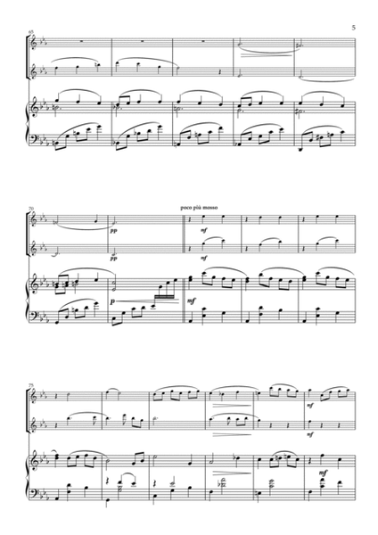 Nocturne. Original for Flute Duet and Piano image number null