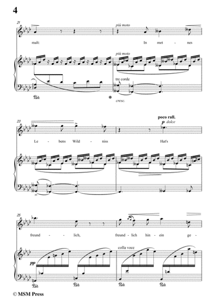 Liszt-Im Rhein,Im Schönen Strome in A flat Major，for voice and piano image number null