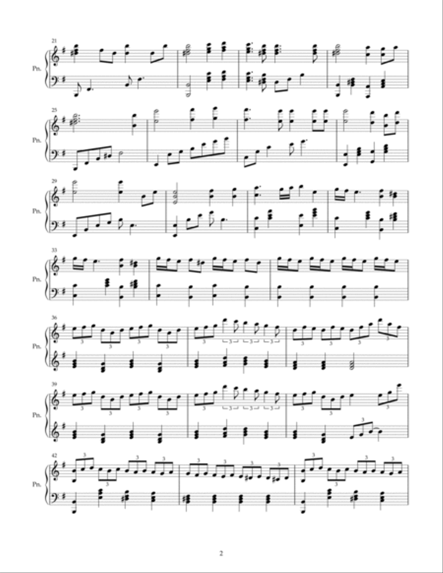 New World Symphony - 4th Movement Piano Piano Solo scores gallery preview page 2