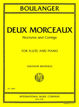 Book cover for Deux Morceaux For Flute And Piano